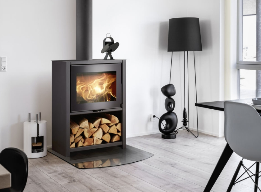 New wood stove fan offers superior performance in a contemporary design